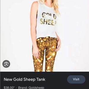Gold shaped gold foil tank